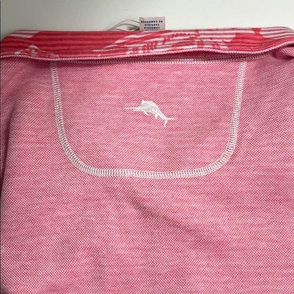 Tommy Bahama Costa Flora Reversible Half Zip - Picture 5 of 7